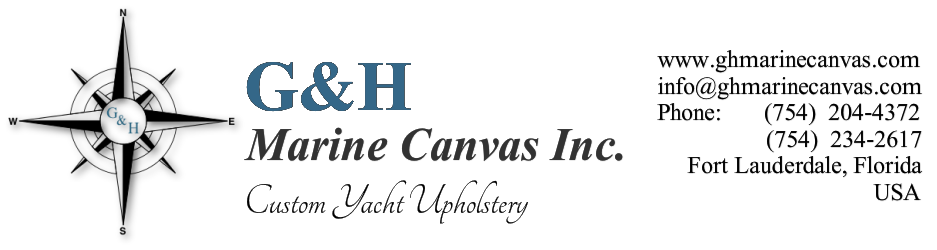 G&amp;H Marine Canvas Inc. - Custom Yacht Upholstery